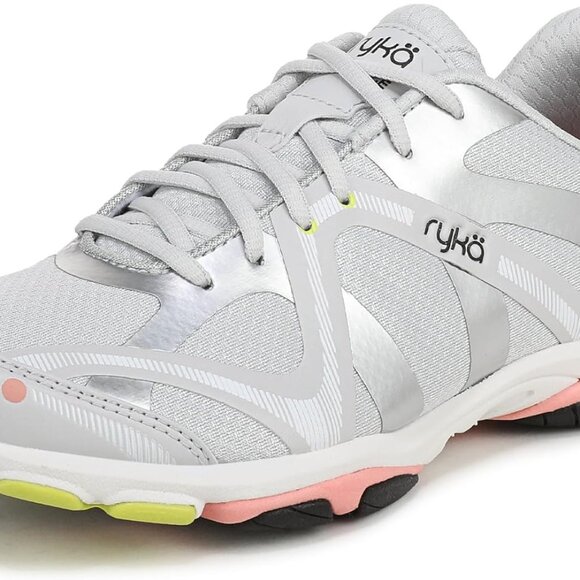 Women’s Athletic Training Shoe Synthetic Vapor Grey Low-top for Fitness & Dance - Picture 1 of 9